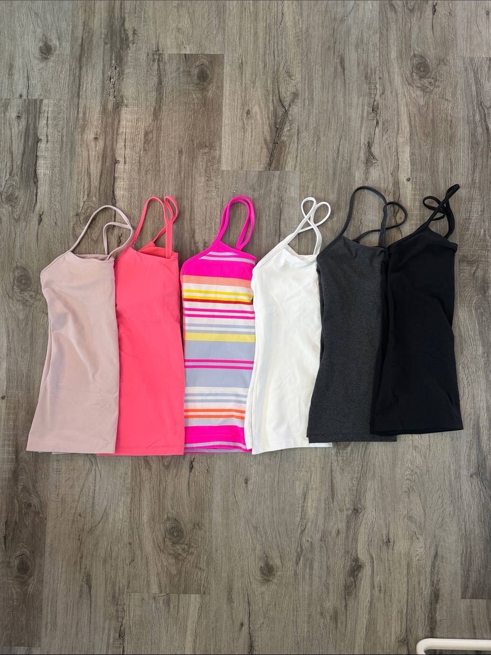 Bundle of 6 Lululemon Power 6 Tanks size 4